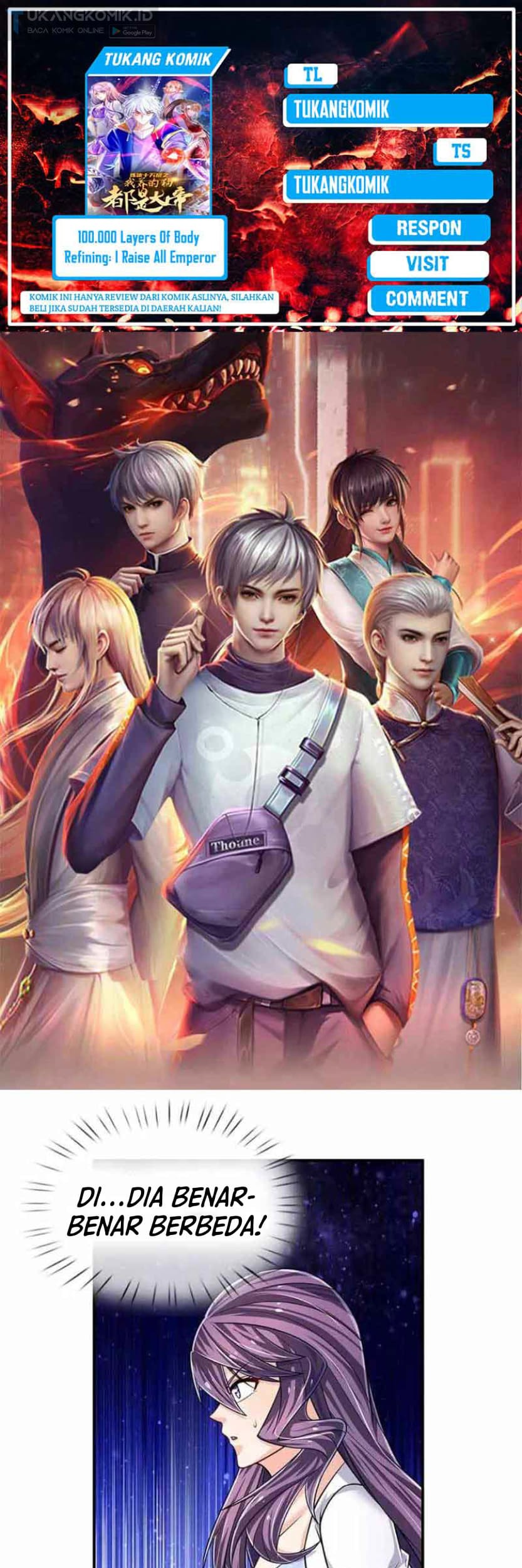 Komik 100.000 Layers Of Body Refining: I Raise All Emperor Chapter 280 gambar nomor 1