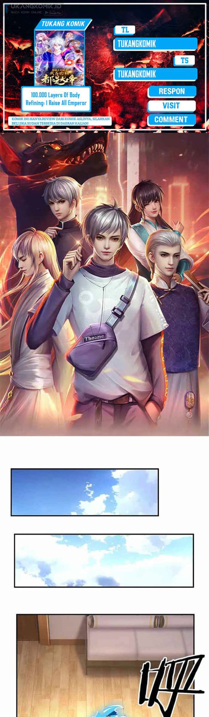 Komik 100.000 Layers Of Body Refining: I Raise All Emperor Chapter 282 gambar nomor 1