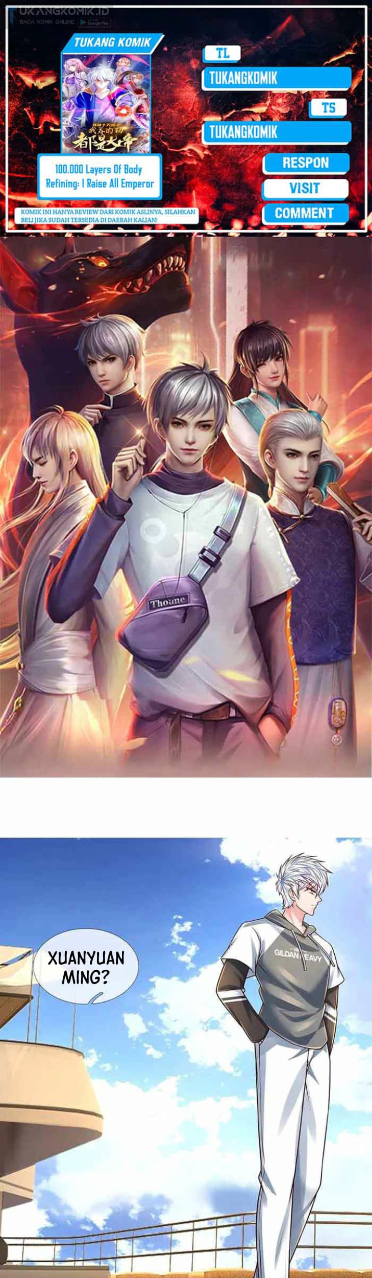 Komik 100.000 Layers Of Body Refining: I Raise All Emperor Chapter 283 gambar nomor 1