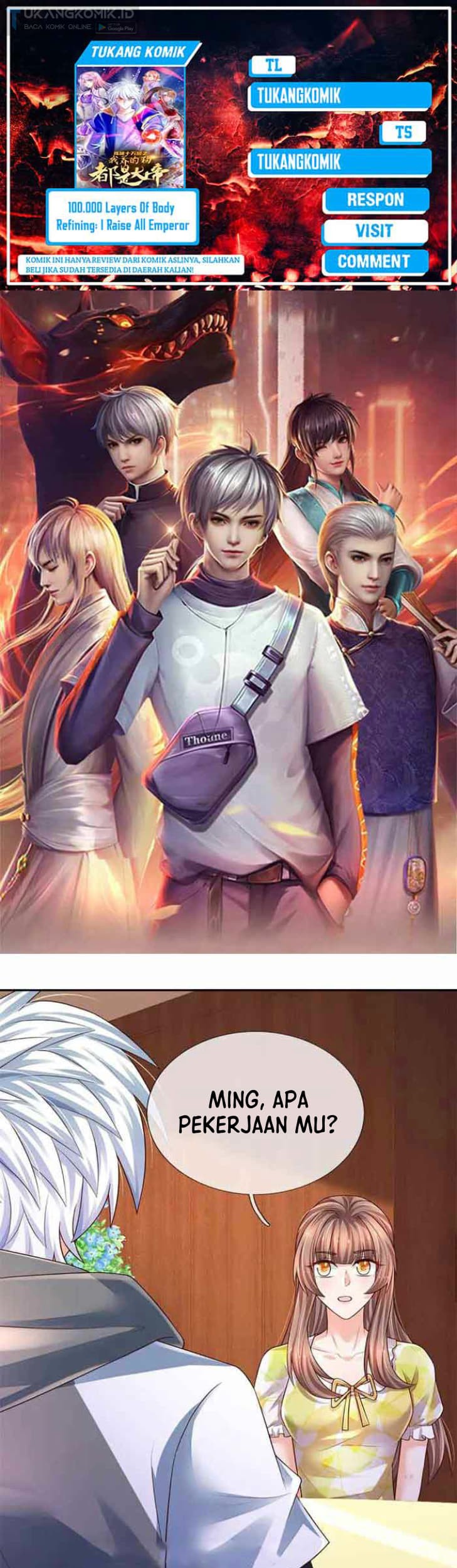 Komik 100.000 Layers Of Body Refining: I Raise All Emperor Chapter 284 gambar nomor 1