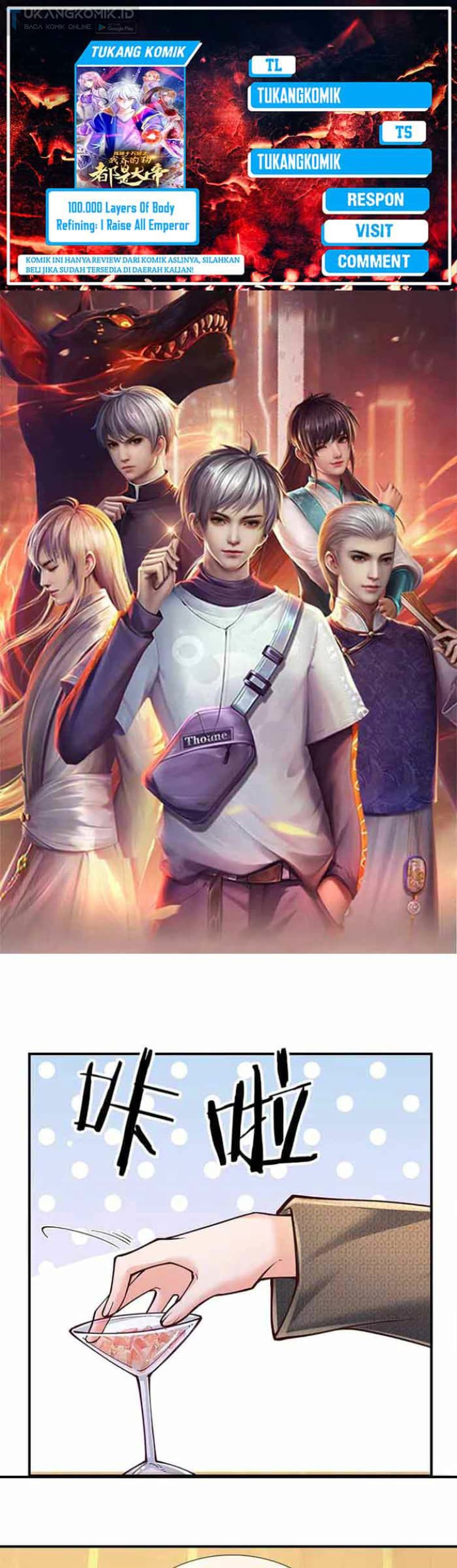 Komik 100.000 Layers Of Body Refining: I Raise All Emperor Chapter 285 gambar nomor 1