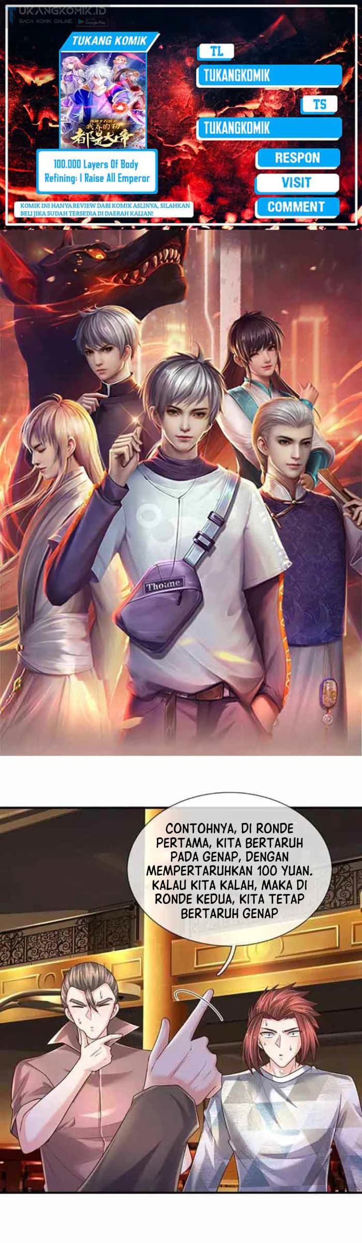 Komik 100.000 Layers Of Body Refining: I Raise All Emperor Chapter 286 gambar nomor 1