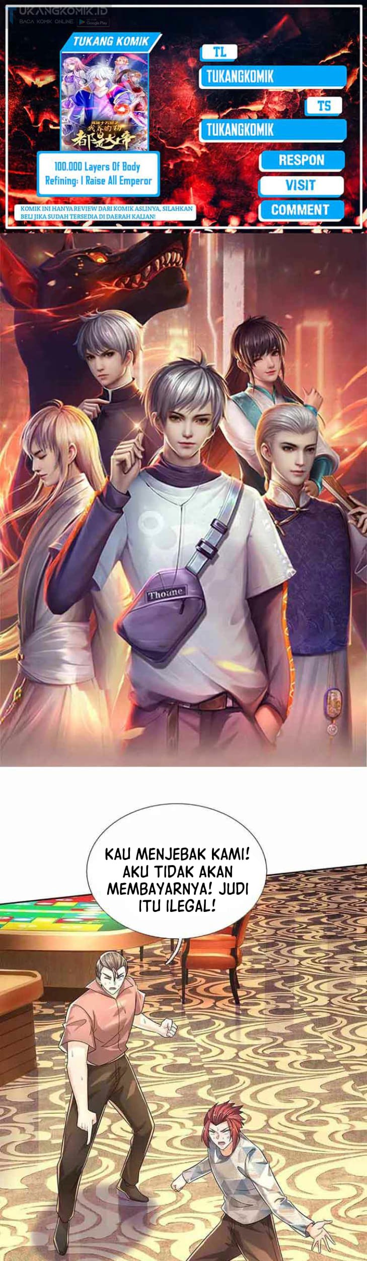 Komik 100.000 Layers Of Body Refining: I Raise All Emperor Chapter 289 gambar nomor 1