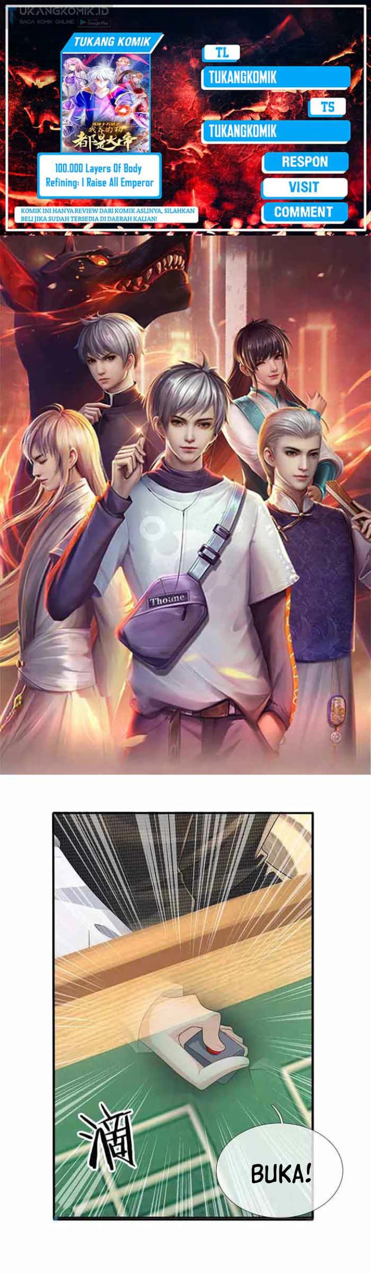 Komik 100.000 Layers Of Body Refining: I Raise All Emperor Chapter 291 gambar nomor 1