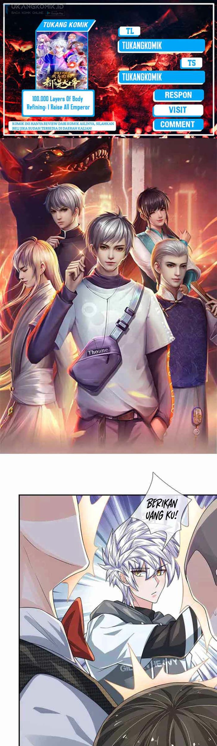 Komik 100.000 Layers Of Body Refining: I Raise All Emperor Chapter 292 gambar nomor 1