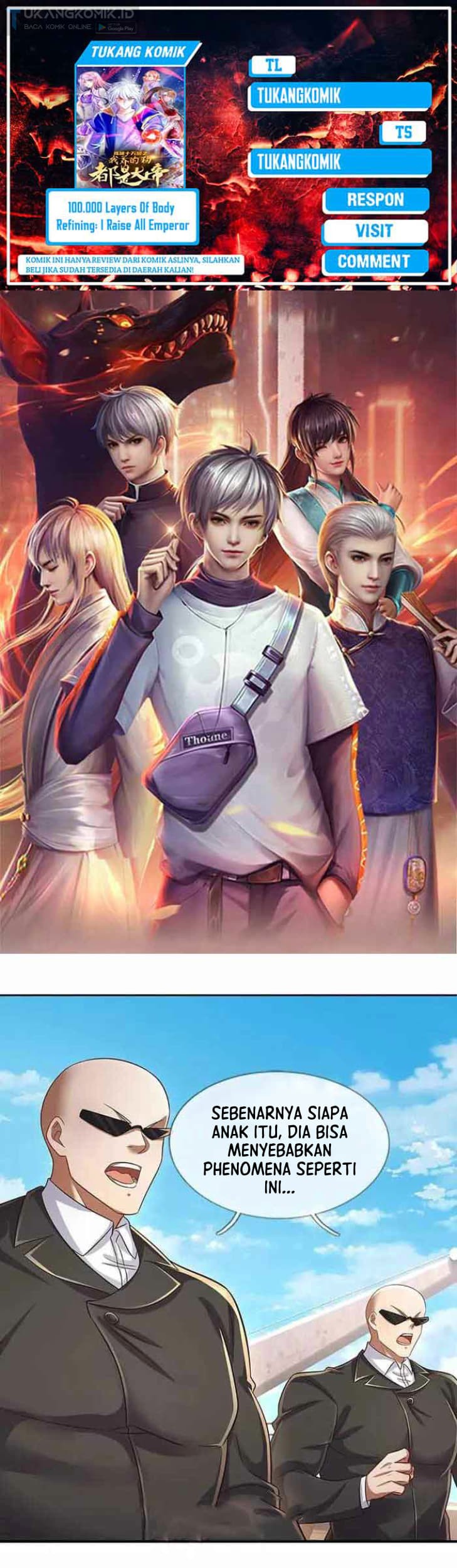 Komik 100.000 Layers Of Body Refining: I Raise All Emperor Chapter 296 gambar nomor 1