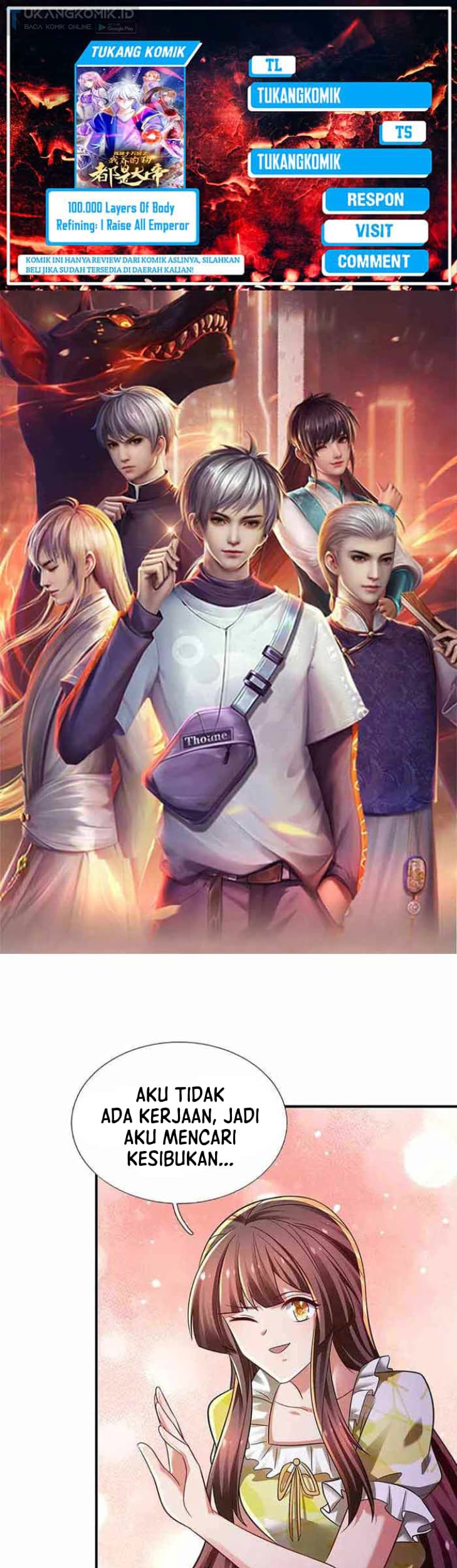 Komik 100.000 Layers Of Body Refining: I Raise All Emperor Chapter 298 gambar nomor 1