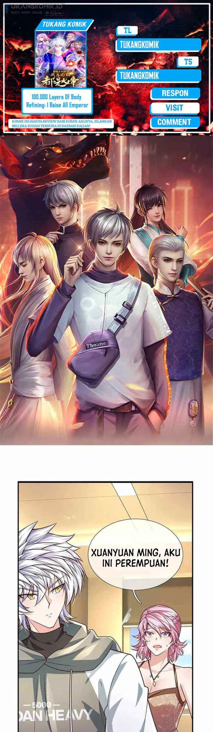 Komik 100.000 Layers Of Body Refining: I Raise All Emperor Chapter 299 gambar nomor 1