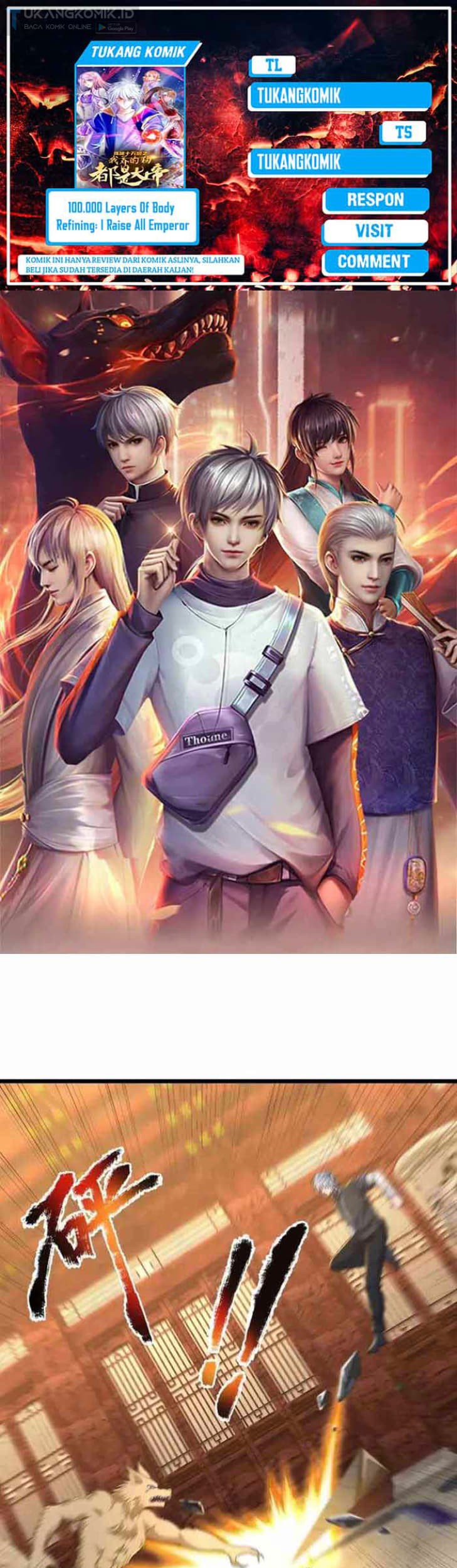 Komik 100.000 Layers Of Body Refining: I Raise All Emperor Chapter 341 gambar nomor 1