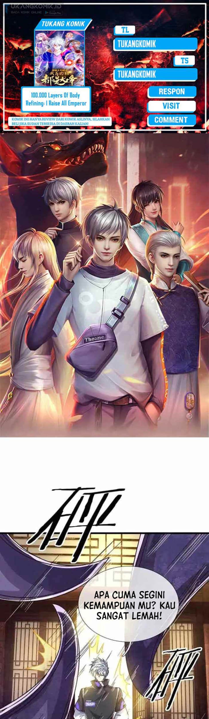 Komik 100.000 Layers Of Body Refining: I Raise All Emperor Chapter 344 gambar nomor 1
