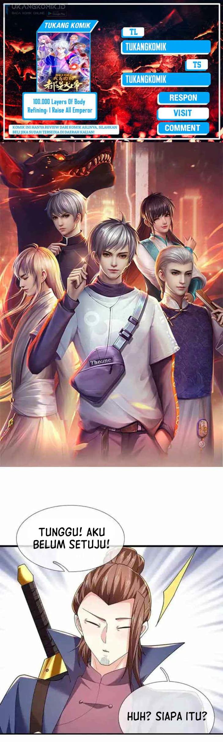 Komik 100.000 Layers Of Body Refining: I Raise All Emperor Chapter 346 gambar nomor 1