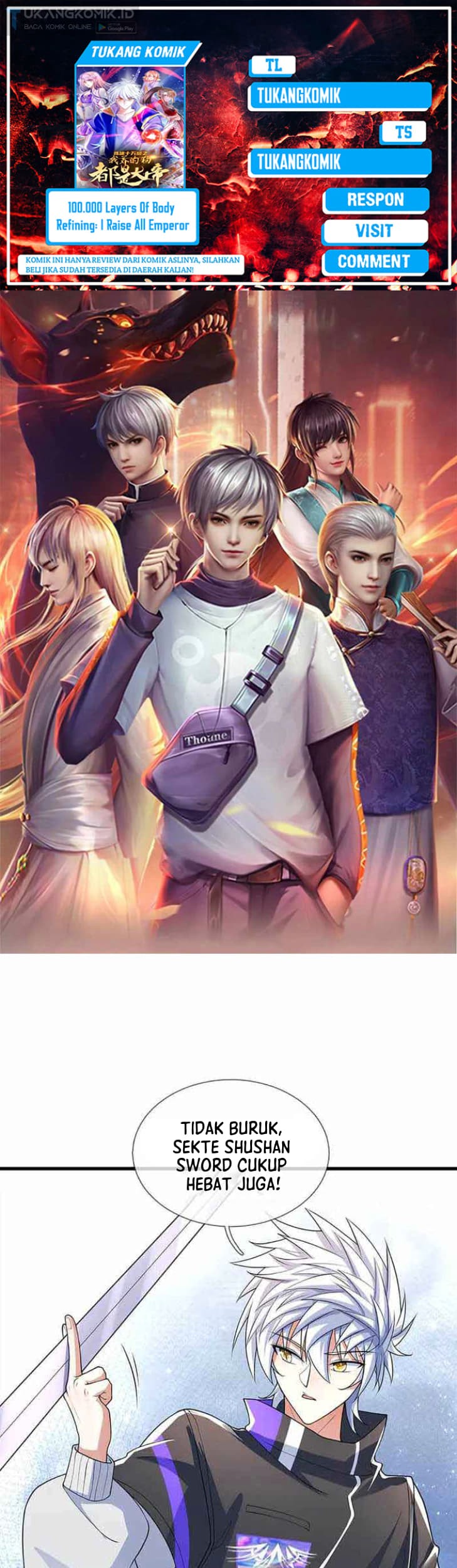 Komik 100.000 Layers Of Body Refining: I Raise All Emperor Chapter 347 gambar nomor 1