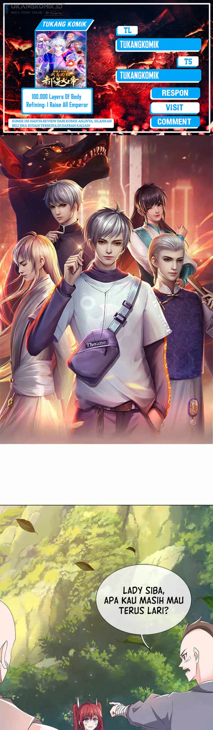 Komik 100.000 Layers Of Body Refining: I Raise All Emperor Chapter 348 gambar nomor 1