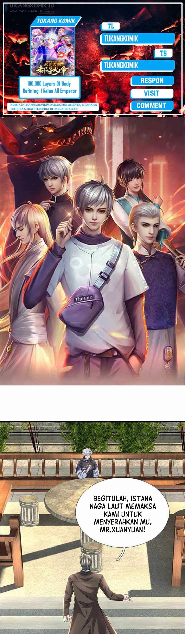 Komik 100.000 Layers Of Body Refining: I Raise All Emperor Chapter 354 gambar nomor 1