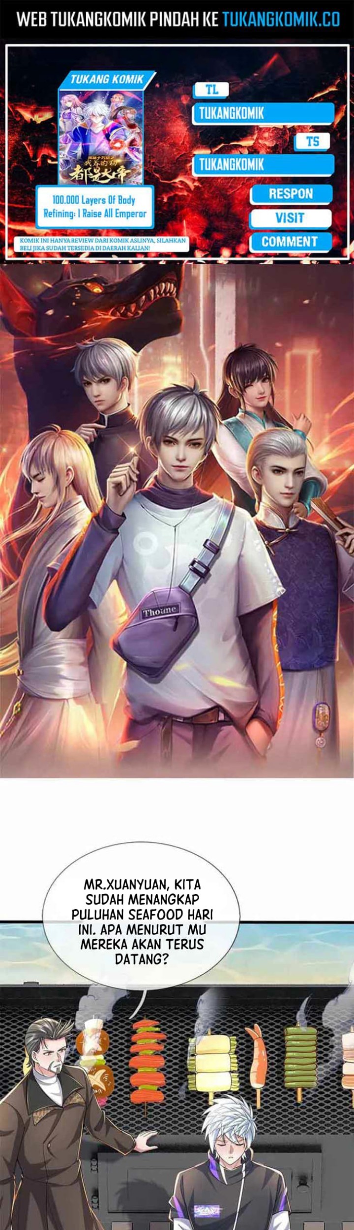 Komik 100.000 Layers Of Body Refining: I Raise All Emperor Chapter 355 gambar nomor 1