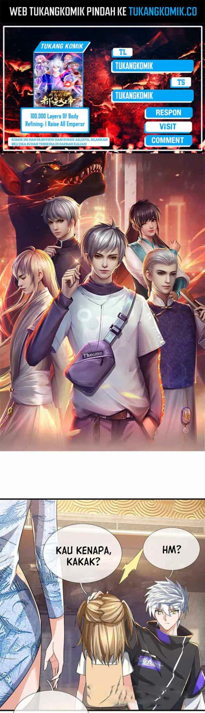 Komik 100.000 Layers Of Body Refining: I Raise All Emperor Chapter 356 gambar nomor 1
