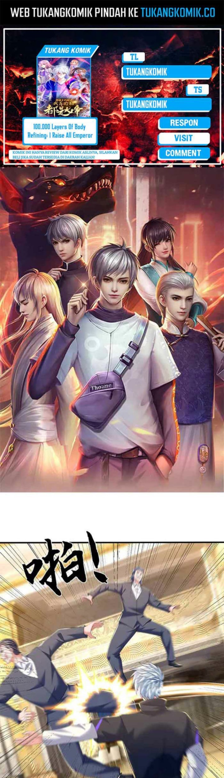 Komik 100.000 Layers Of Body Refining: I Raise All Emperor Chapter 357 gambar nomor 1