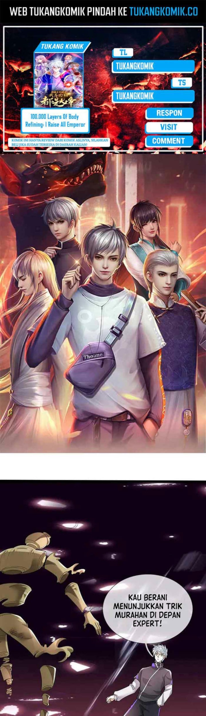 Komik 100.000 Layers Of Body Refining: I Raise All Emperor Chapter 360 gambar nomor 1