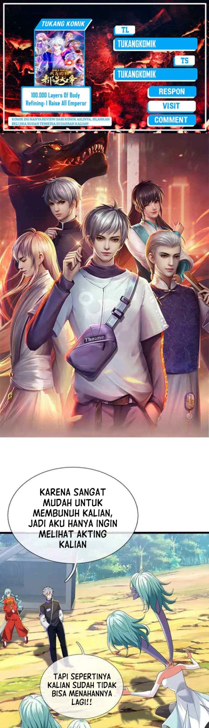 Komik 100.000 Layers Of Body Refining: I Raise All Emperor Chapter 363 gambar nomor 1