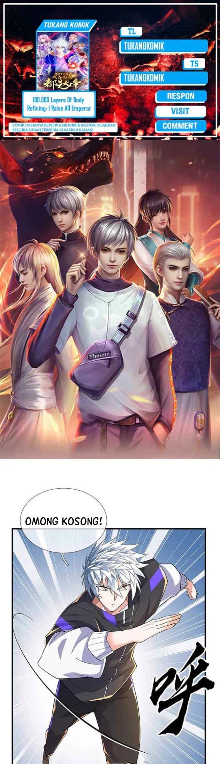 Komik 100.000 Layers Of Body Refining: I Raise All Emperor Chapter 365 gambar nomor 1