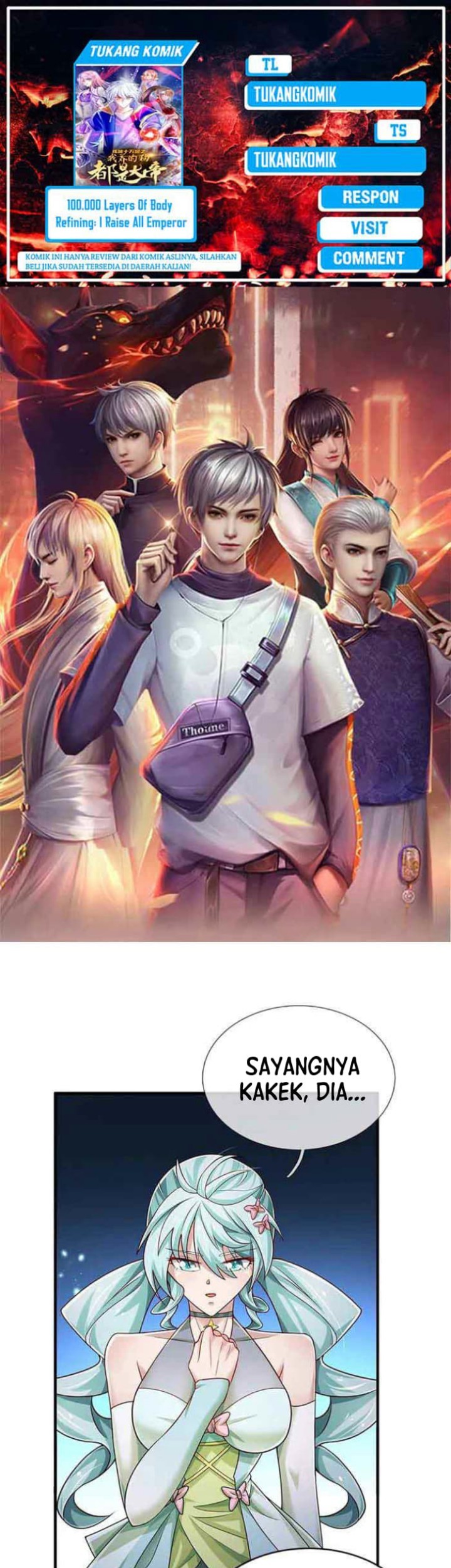 Komik 100.000 Layers Of Body Refining: I Raise All Emperor Chapter 366 gambar nomor 1