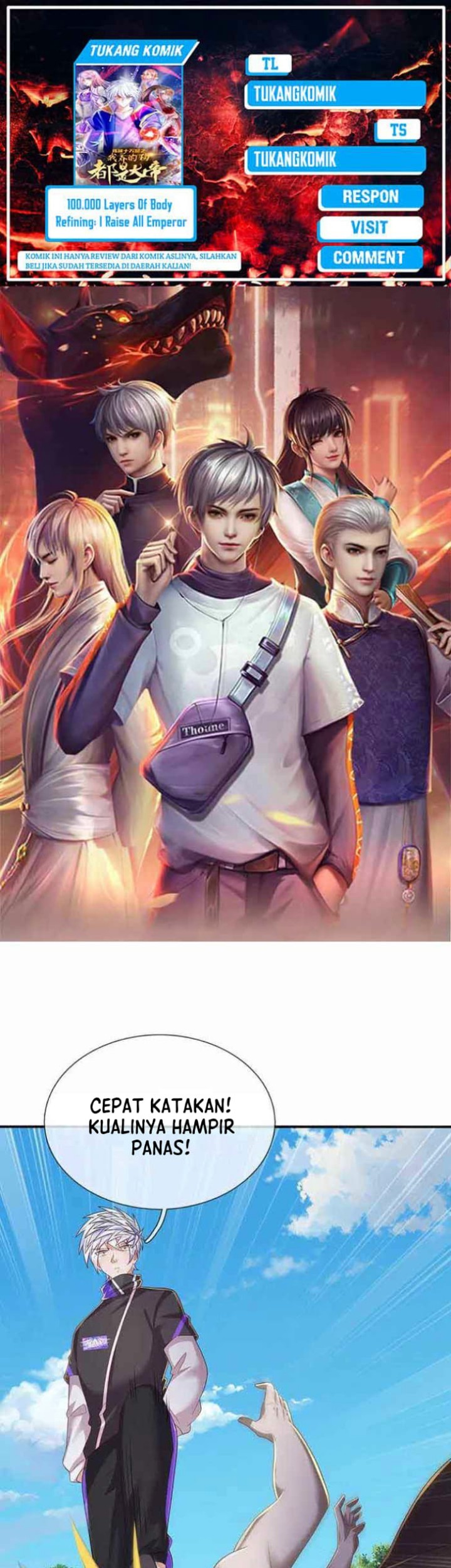 Komik 100.000 Layers Of Body Refining: I Raise All Emperor Chapter 367 gambar nomor 1