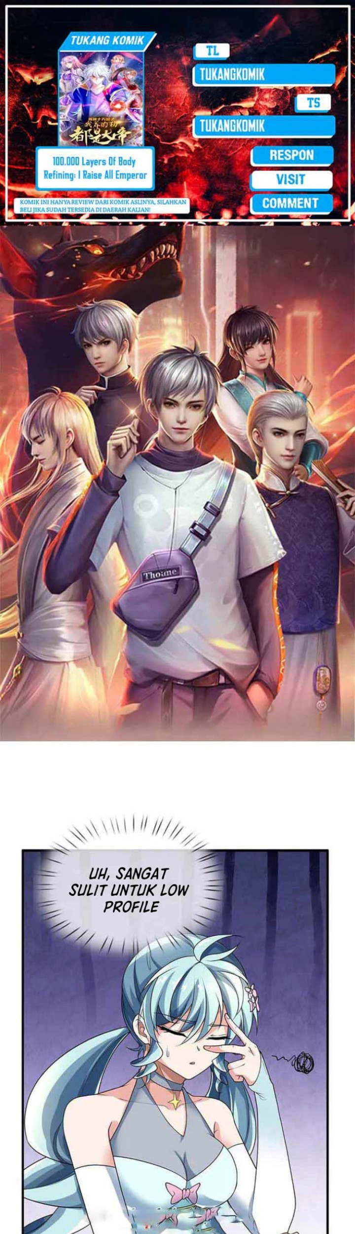 Komik 100.000 Layers Of Body Refining: I Raise All Emperor Chapter 368 gambar nomor 1