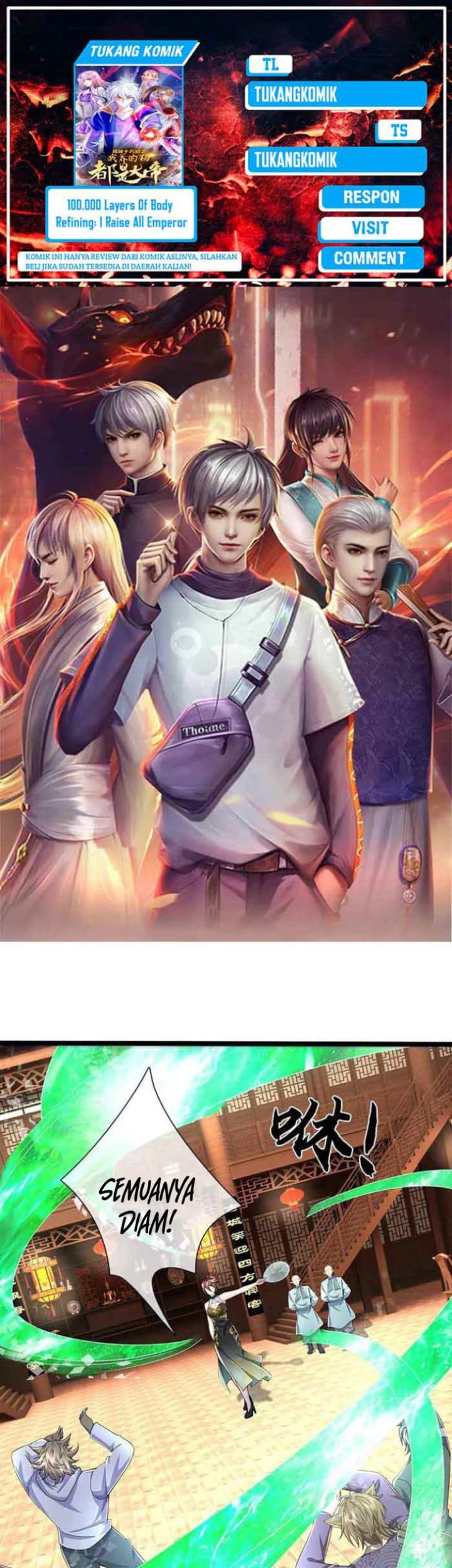 Komik 100.000 Layers Of Body Refining: I Raise All Emperor Chapter 370 gambar nomor 1