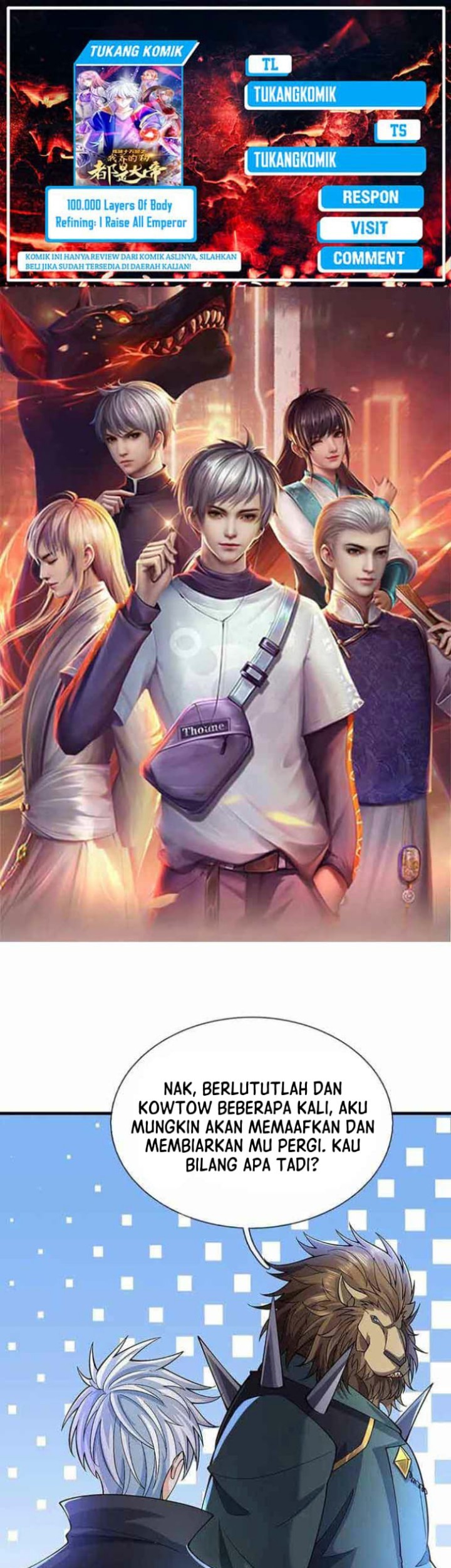 Komik 100.000 Layers Of Body Refining: I Raise All Emperor Chapter 371 gambar nomor 1