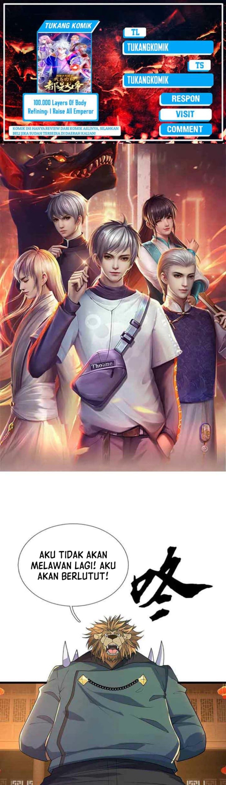 Komik 100.000 Layers Of Body Refining: I Raise All Emperor Chapter 372 gambar nomor 1