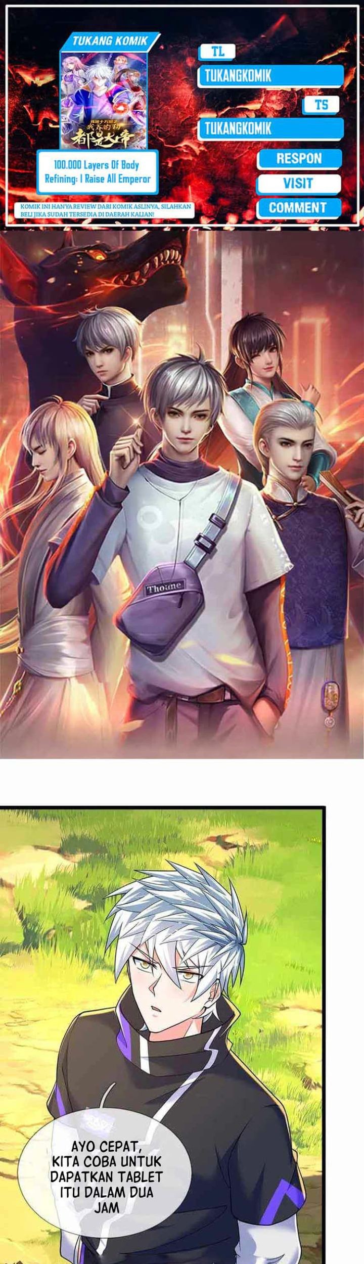 Komik 100.000 Layers Of Body Refining: I Raise All Emperor Chapter 373 gambar nomor 1