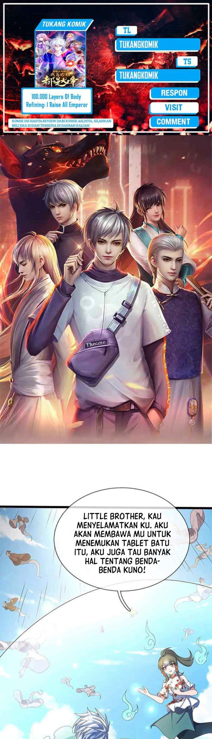 Komik 100.000 Layers Of Body Refining: I Raise All Emperor Chapter 374 gambar nomor 1