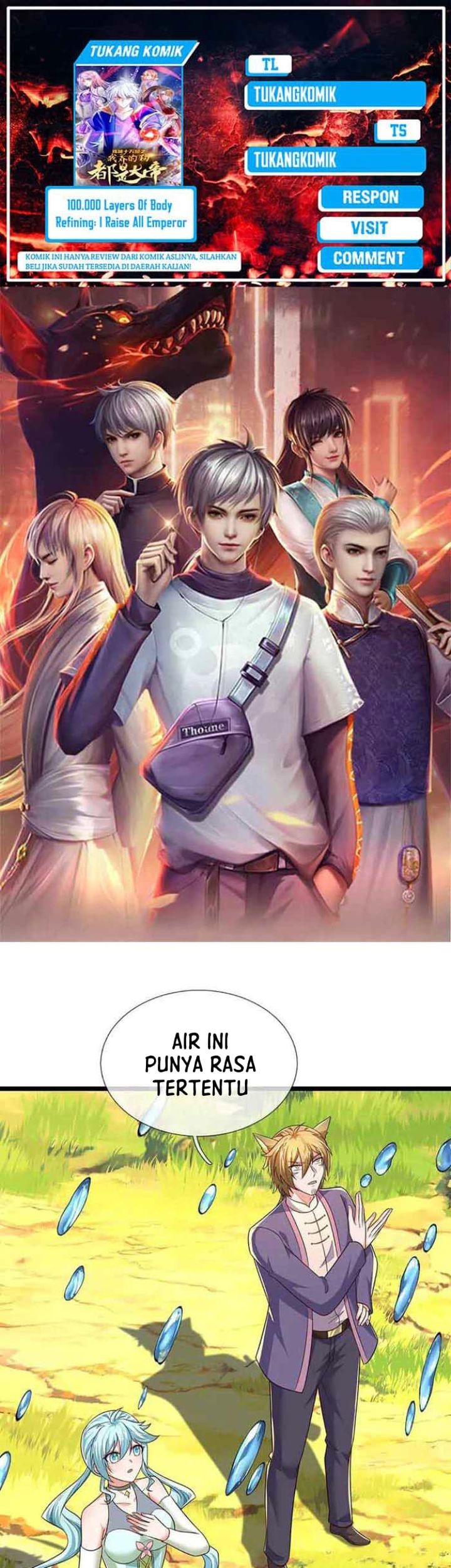 Komik 100.000 Layers Of Body Refining: I Raise All Emperor Chapter 375 gambar nomor 1