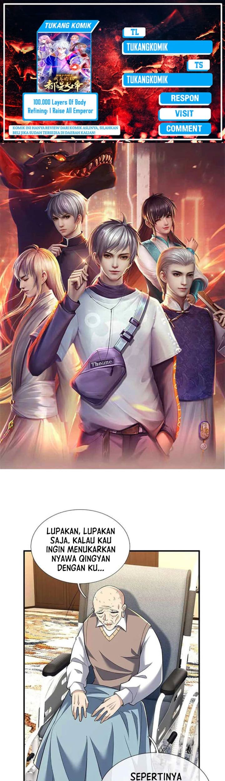 Komik 100.000 Layers Of Body Refining: I Raise All Emperor Chapter 378 gambar nomor 1