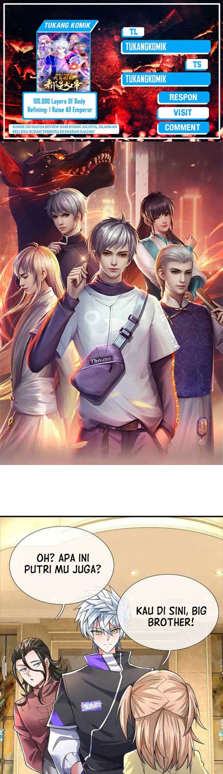 Komik 100.000 Layers Of Body Refining: I Raise All Emperor Chapter 379 gambar nomor 1