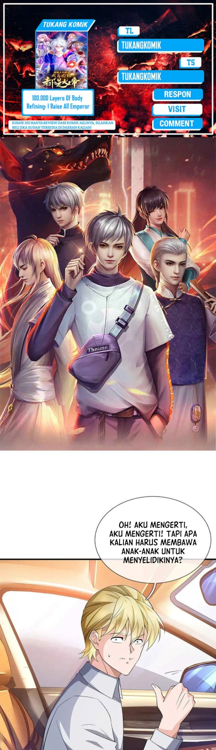 Komik 100.000 Layers Of Body Refining: I Raise All Emperor Chapter 380 gambar nomor 1