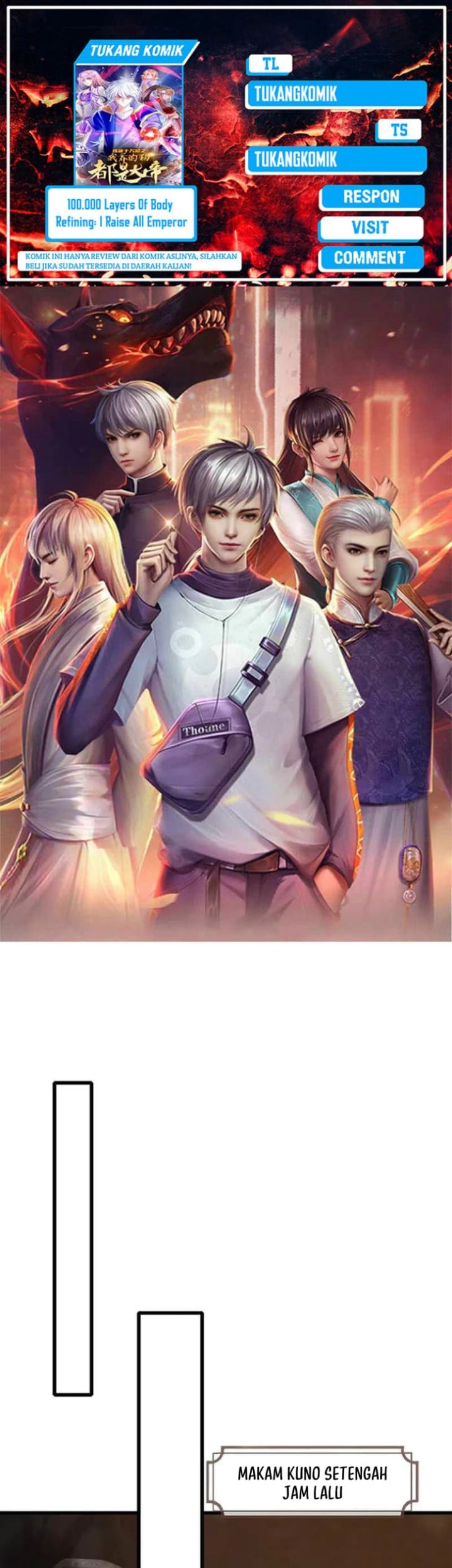 Komik 100.000 Layers Of Body Refining: I Raise All Emperor Chapter 381 gambar nomor 1