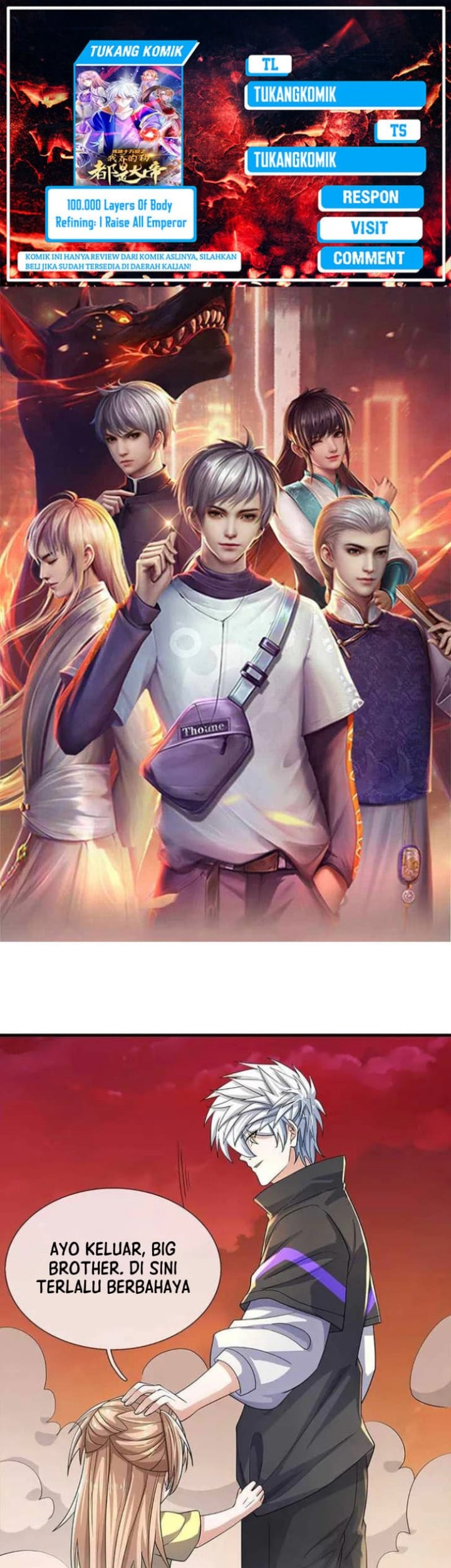 Komik 100.000 Layers Of Body Refining: I Raise All Emperor Chapter 382 gambar nomor 1