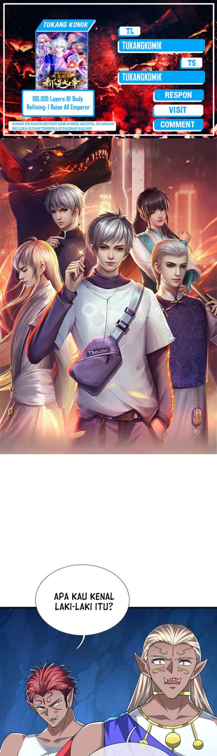 Komik 100.000 Layers Of Body Refining: I Raise All Emperor Chapter 384 gambar nomor 1