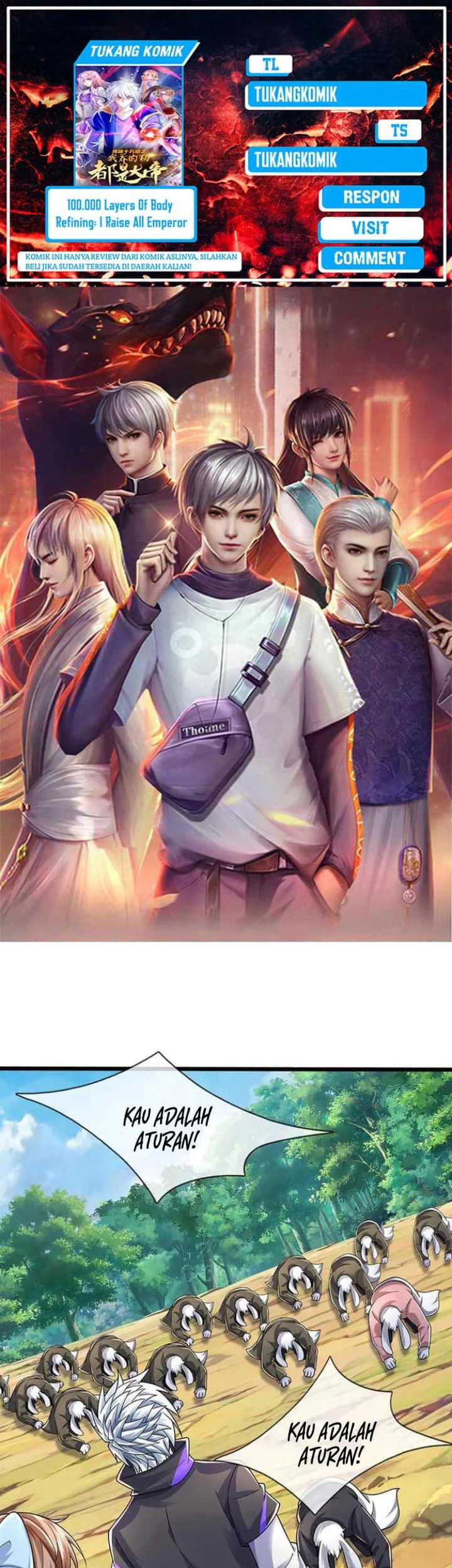 Komik 100.000 Layers Of Body Refining: I Raise All Emperor Chapter 387 gambar nomor 1