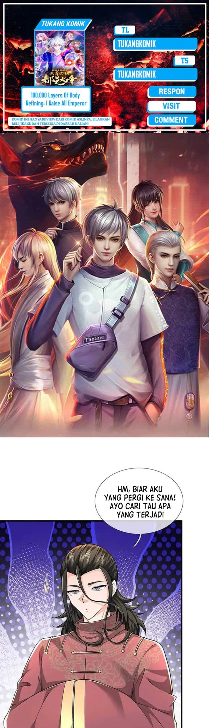 Komik 100.000 Layers Of Body Refining: I Raise All Emperor Chapter 389 gambar nomor 1