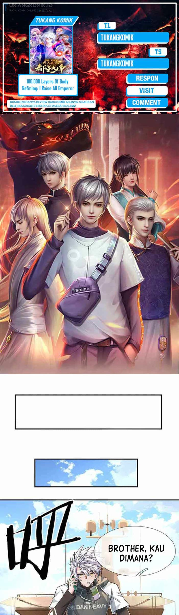 Komik 100.000 Layers Of Body Refining: I Raise All Emperor Chapter 300 gambar nomor 1