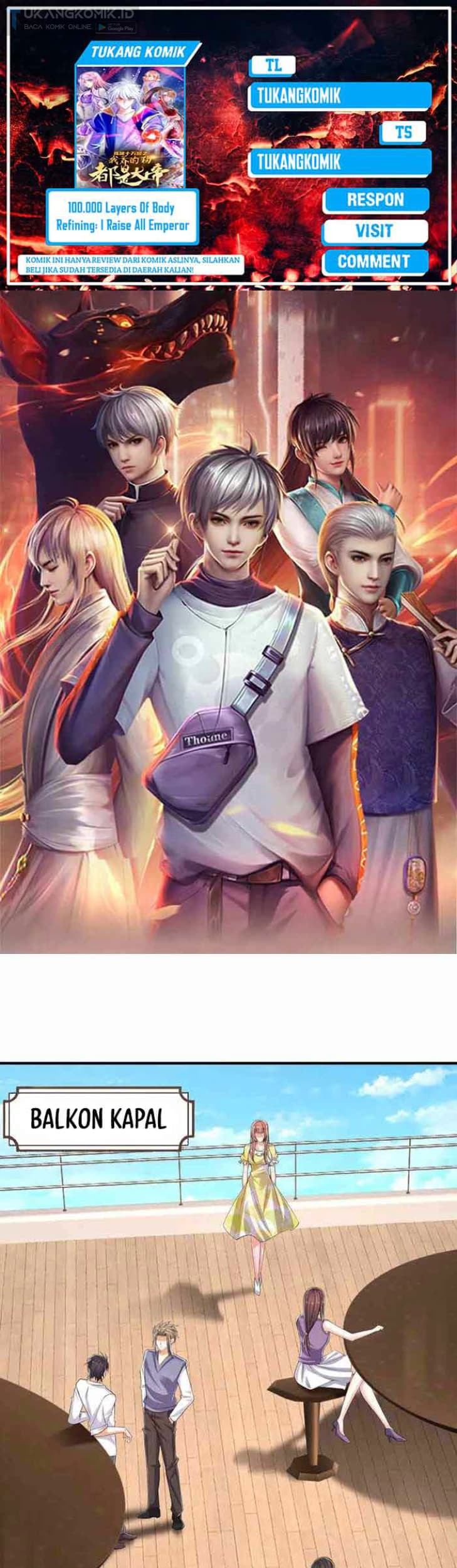 Komik 100.000 Layers Of Body Refining: I Raise All Emperor Chapter 301 gambar nomor 1