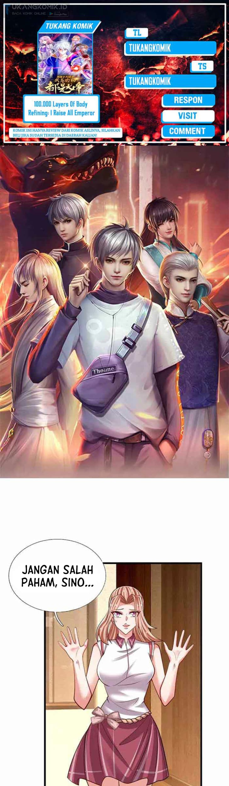 Komik 100.000 Layers Of Body Refining: I Raise All Emperor Chapter 302 gambar nomor 1