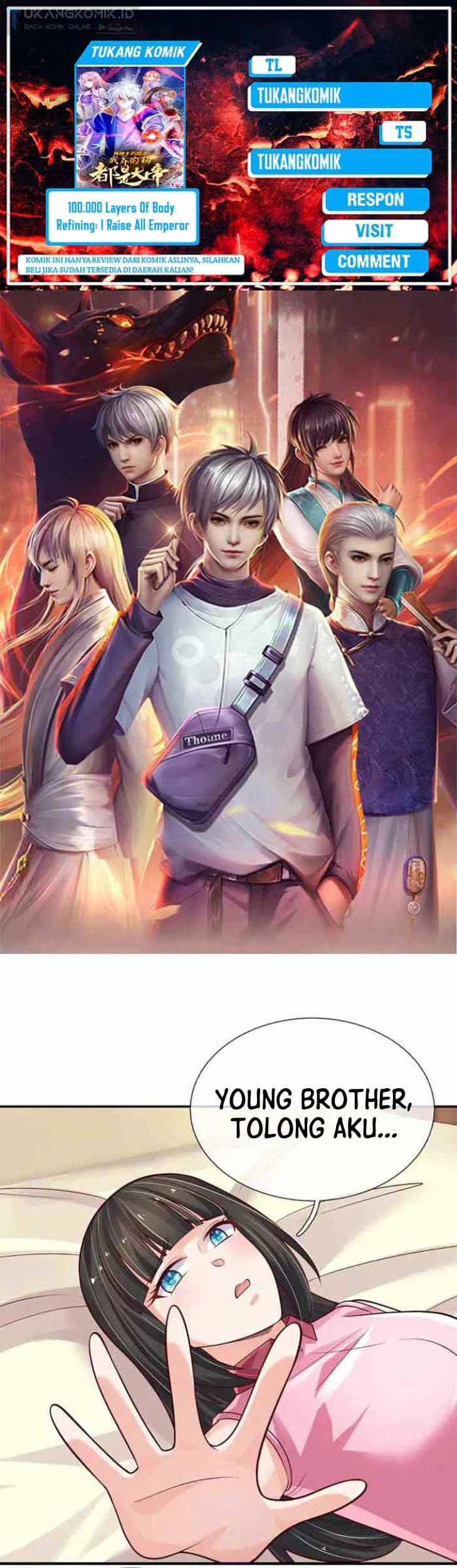 Komik 100.000 Layers Of Body Refining: I Raise All Emperor Chapter 303 gambar nomor 1