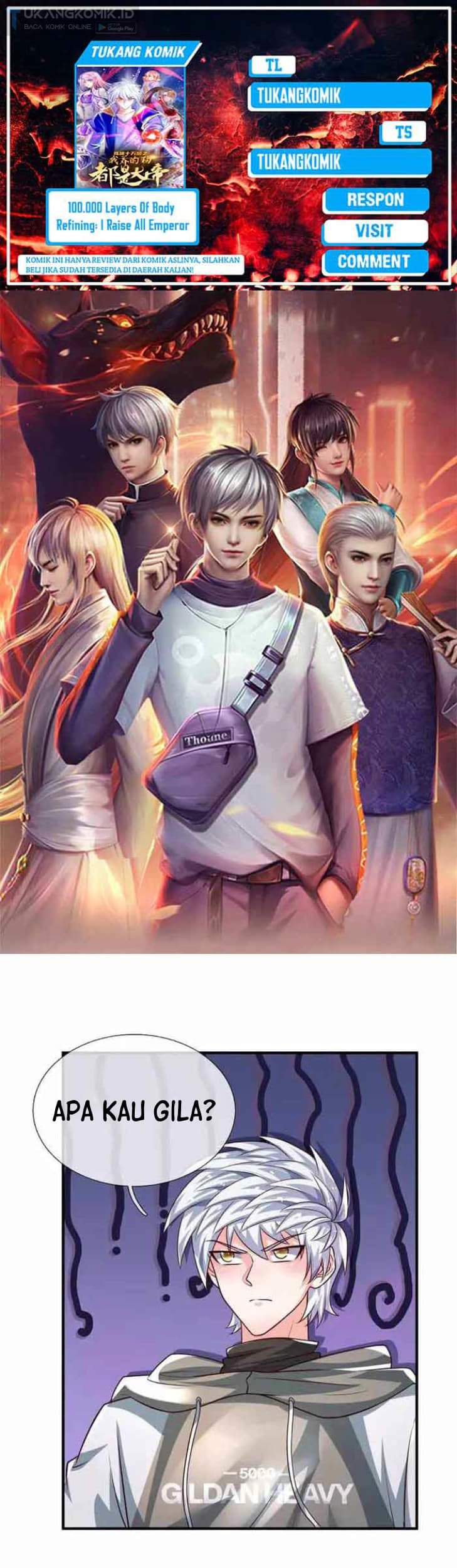 Komik 100.000 Layers Of Body Refining: I Raise All Emperor Chapter 305 gambar nomor 1