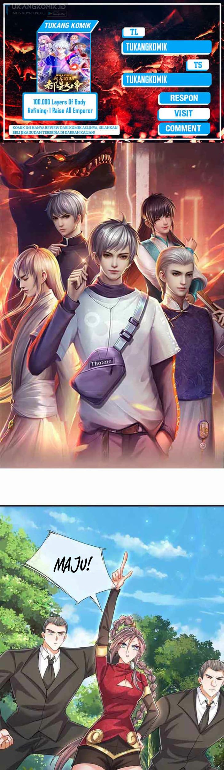 Komik 100.000 Layers Of Body Refining: I Raise All Emperor Chapter 306 gambar nomor 1
