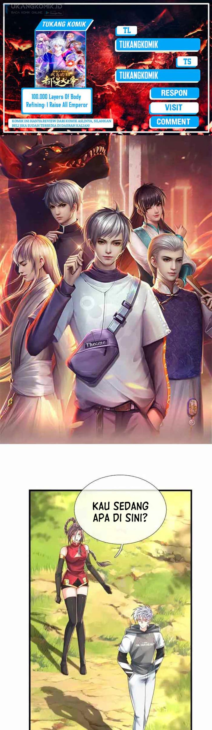 Komik 100.000 Layers Of Body Refining: I Raise All Emperor Chapter 307 gambar nomor 1