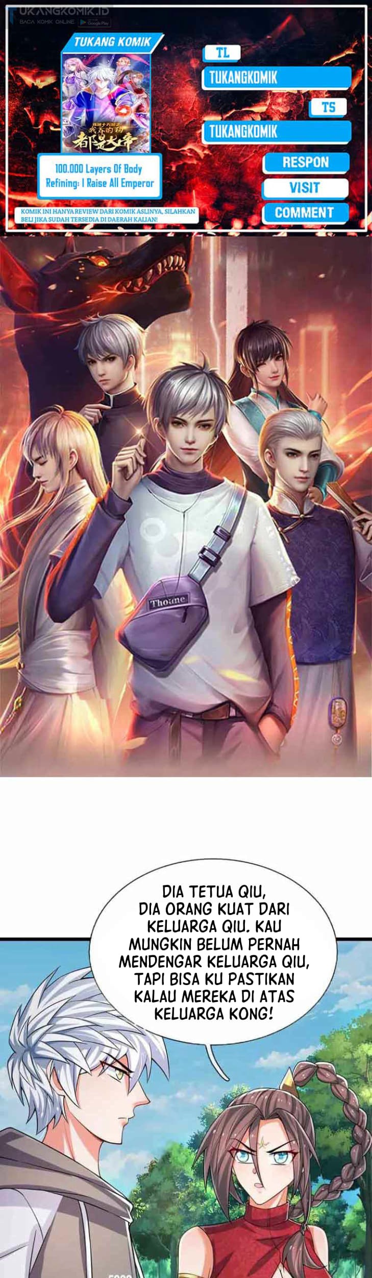 Komik 100.000 Layers Of Body Refining: I Raise All Emperor Chapter 308 gambar nomor 1