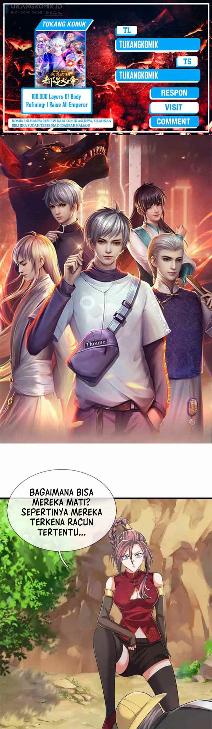 Komik 100.000 Layers Of Body Refining: I Raise All Emperor Chapter 309 gambar nomor 1